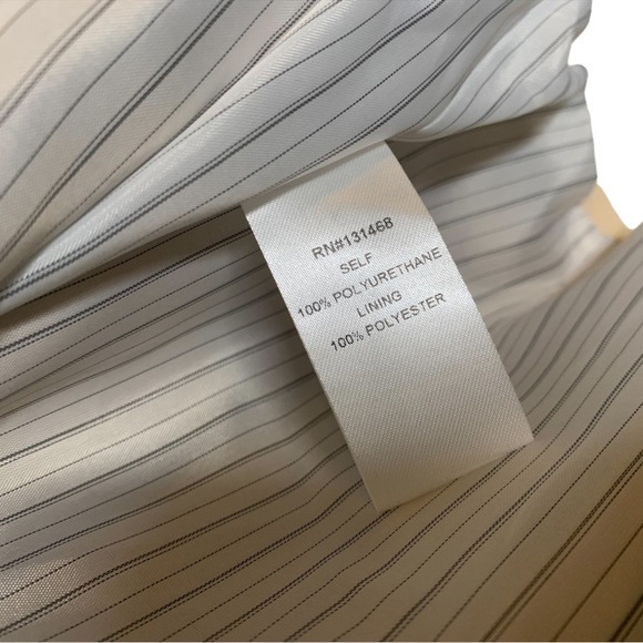 NWT FATE Vegan Leather Fringe Moto Jacket Size Large Cream Color - Picture 5 of 9